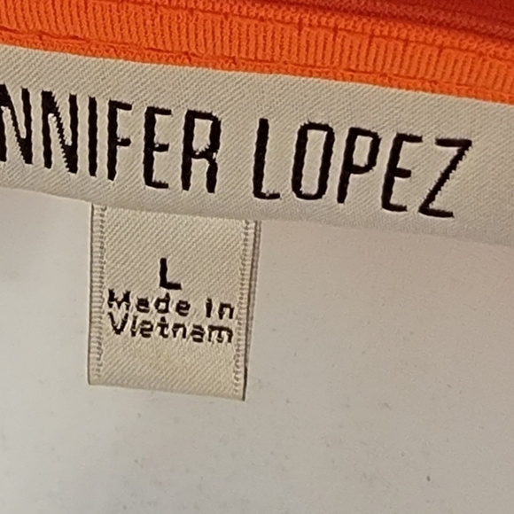 Sexy Brand New Orange Jennifer Lopez Dress - Picture 2 of 5